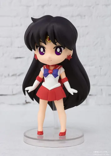 Vista 5 de TAMASHII NATIONS - Pretty Guardian Sailor Moon - Sailor Mars, Figura Mini de Acción de Bandai Spirits Figuarts Marinero Marte