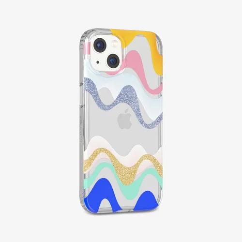 Vista 5 de Tech21 Evo Art - Funda protectora para iPhone 13 con ilustraciones exclusivas y protección contra caídas de 12 pies Multi