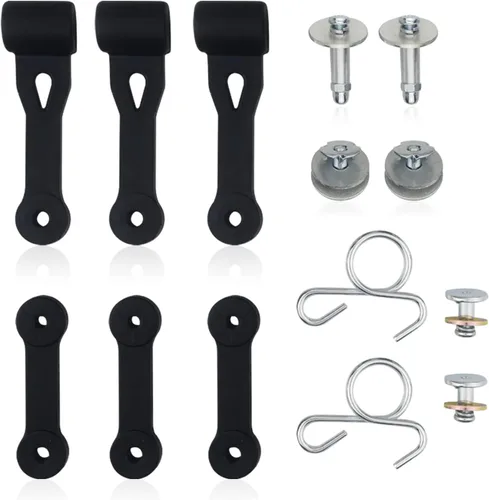 Vista 8 de Kit de montaje de campana de ensacadora/pestillo de canaleta para piezas de repuesto Craftsman Bagger Parts 109808X 109808X 160793, también