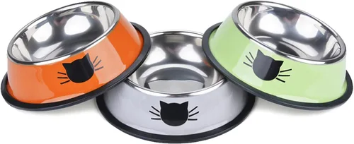 Vista 10 de Legendog Tazón para mascotas de acero inoxidable antideslizante base de goma para perros Tazón de gato GR O PP