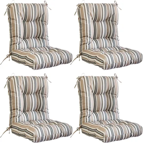 Vista 12 de EAGLE PEAK Cojín Acolchado para Silla de Exterior/Interior para Asiento/Respaldo, Juego de 1, 42'' x 21'', Azul Claro