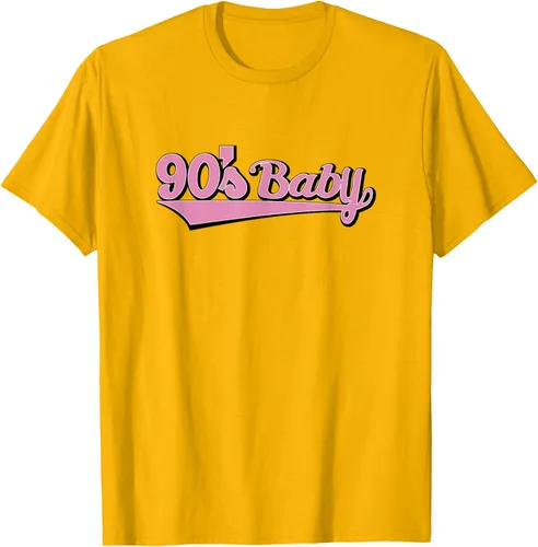 Vista 8 de 90s Baby Nostalgia Camiseta retro rosa con diseño estético, Blanco