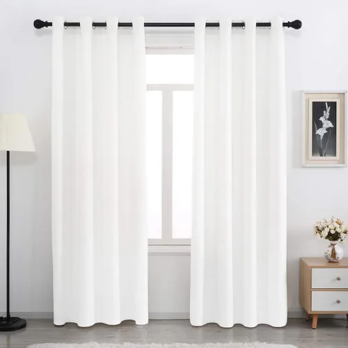 Vista 19 de SPXTEX Cortinas Opacas de Terciopelo Verde - 84 Pulgadas de Largo, Bloqueo de Luz, Parte Superior con Ojales, Aislamiento de Calor, Térmico