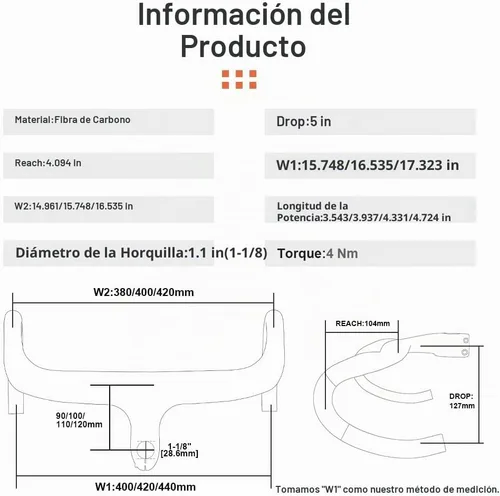 Vista 3 de Manillares de fibra de carbono RXL SL para bicicleta de carretera con vástago integrado, manillar de bicicleta de carretera integrado de carbono