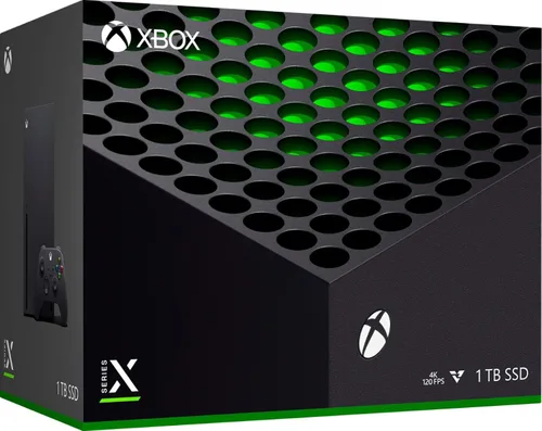 Vista 8 de Consola de videojuegos SSD de Microsoft Xbox Series X de 1 TB + 1 controlador inalámbrico Xbox CPU Zen 2 de 8 núcleos, RDNA 2 GPU, memoria GDDR6