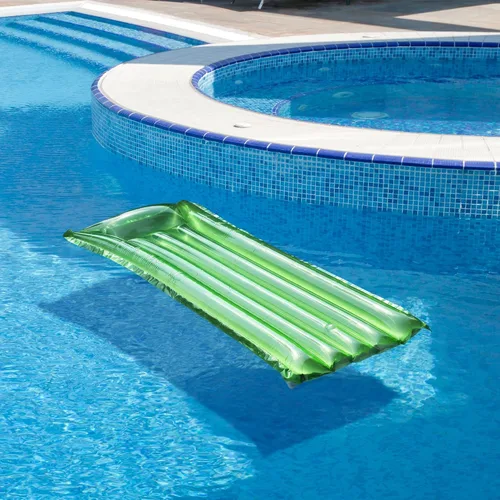 Vista 2 de Flotador De Piscina Reflectante Inflable De Sol Tanner - 72" - Verde