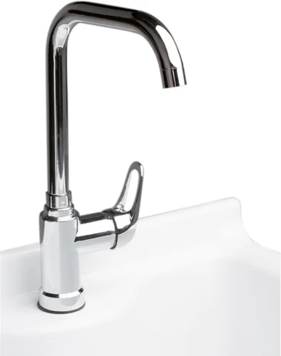 Vista 4 de SIMPLIHOME - Lavabo y armario de lavandería Murphy de 24 pulgadas de ancho en blanco puro