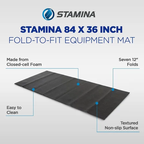 Vista 2 de Colchoneta plegable de equipo Stamina Fold-to-Fit (84 pulgadas por 36 pulgadas)