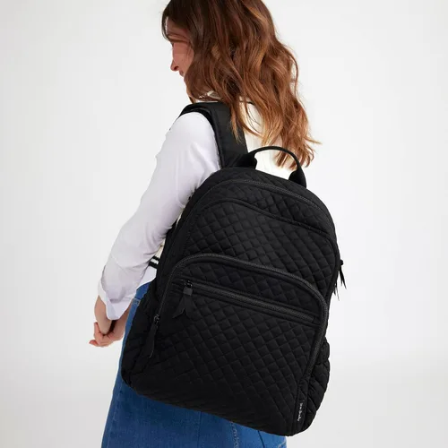 Vista 8 de Vera Bradley - Mochila Campus de algodón para mujer
