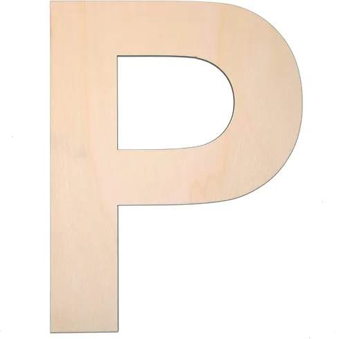 Vista 12 de Letra A de madera de 12 pulgadas, letra A de 1/4 de pulgada de grosor, grande de madera sin terminar para manualidades, decoración de pared del hogar