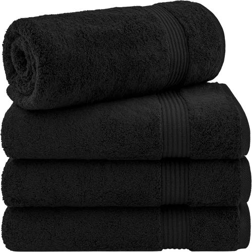 Vista 93 de Cotton Paradise Juego de 6 toallas, 100% algodón suave y absorbente turco para baño, 2 toallas de baño, 2 toallas de mano, 2 toallitas, juego