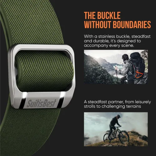 Vista 4 de Suitisbest Correa deportiva para Apple Watch Ultra 3/Ultra 2/Ultra Band de 1.929 in, 1.772 in, 1.811 in, 1.732 in, 1.654 in, correa de repuesto