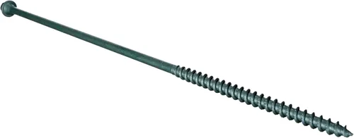 Vista 5 de Hard-to-Find Fastener 014973456009 Tornillos de madera de cabeza hexagonal, 1/4 x 4, pieza-8