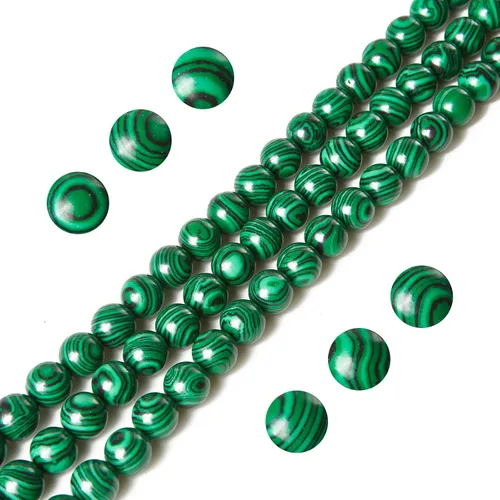 Vista 32 de 100 piezas de cuentas de amatista natural de 6 mm, cuentas de piedras preciosas redondas sueltas para hacer joyas
