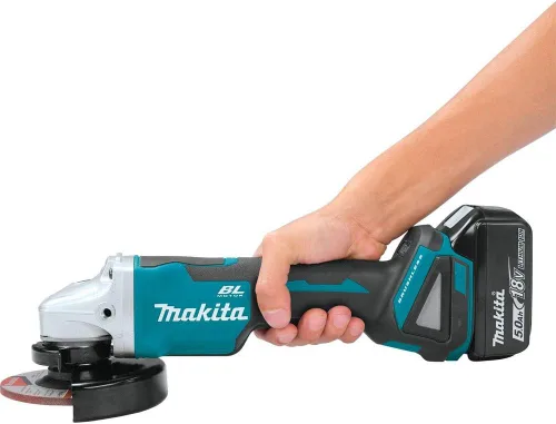 Vista 3 de Makita XAG11T 18V LXT® Amoladora Angular/Cortadora Inalámbrica de 4-1/2” / 5" sin Escobillas de Iones de Litio, con Interruptor de Pala y Freno