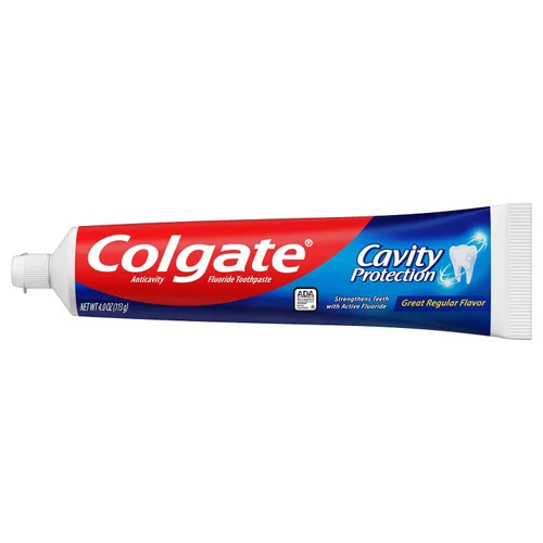 Vista 2 de Colgate Pasta dental para protección de caries con flúor - 4 onzas (Paquete de 6)