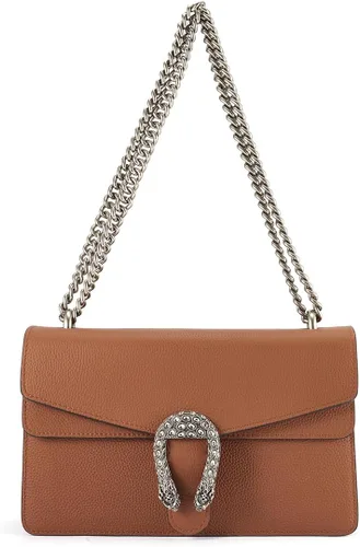 Vista 10 de Women's Shoulder Bag,Genuine Leather Bag Tote Handbag,Cute Stylish Crossbody Bags Mini Clutch Purse for Work Shopping Outings