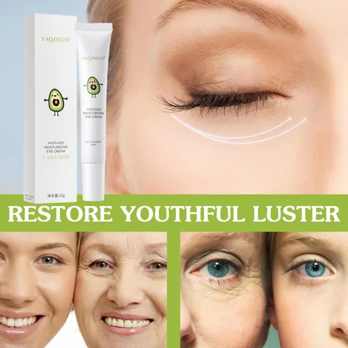 Vista 8 de Aguacate Crema Hidratante Para Ojos Crema Elástica Hidratante Para Los Ojos Eliminar Bolsas Círculos Oscuros Anti-Arrugas Disminución Líneas De Ojos