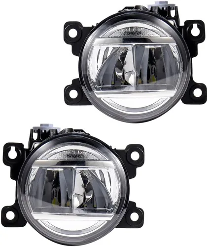 Vista 7 de Luces antiniebla LED de 3000 lm con lente transparente izquierda y derecha compatibles con Acura TLX Honda Accord Civic CRZ Fit HRV Odyssey Passport