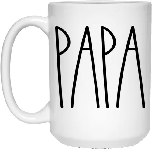 Vista 4 de Taza de café familiar para regalar en Navidad, cumpleaños, día del padre, 11 onzas