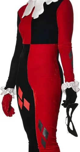 Vista 3 de Rubie's - Disfraz de Harley Quinn de la colección DC Heroes and Villains, para mujer