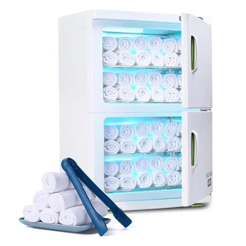 Vista 11 de BYOOTIQUE - Mini calentador de toallas calientes de 5 litros, calentador profesional de secado rápido, portátil, para sala de manicura, facial
