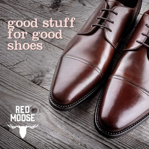Vista 5 de RED MOOSE Crema para botas y zapatos - Kit de pulido para zapatos de cuero - Haz que tus zapatos brillen - Fabricado en los EE.UU