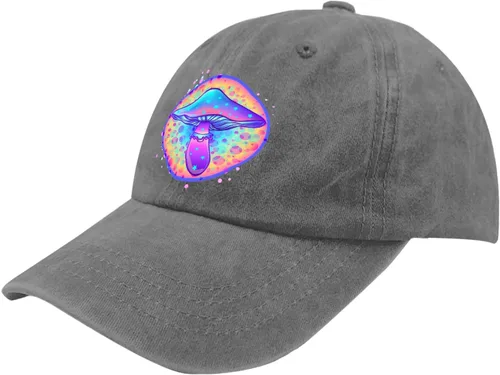 Vista 2 de devor Gorras de béisbol Magic Mushrooms, gorras de béisbol divertidas para mujer