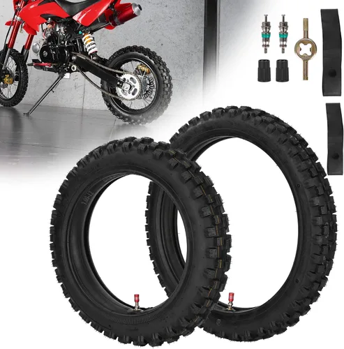 Vista 7 de 60/100-14 2.50-14 Neumático y cámara interior para 90cc 110cc 125cc SSR CRF XR70 CR60R KLX110 KX60 DRZ DS80 JR80 PW80 TTR90 YZ60 65SX Pit Dirt Bike