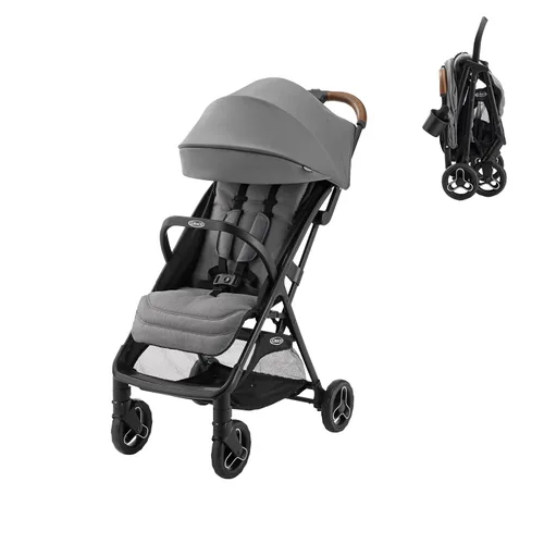 Vista 11 de Graco® Ready2Jet - Cochecito compacto de viaje con plegado automático Geo Pop