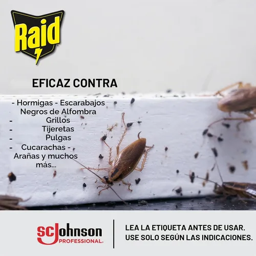 Vista 6 de Raid 305690 - Nebulizador concentrado de alcance profundo, lata de aerosol de 1.5 onzas, paquete de 3, 12K/CT