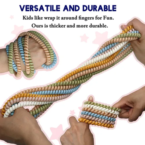 Vista 4 de Paquete de 16 pulseras elásticas y 18 collares masticables