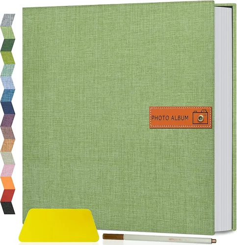 Vista 25 de Popotop Álbum de fotos grande autoadhesivo 4x6 5x7 8x10 Álbum de recortes DIY Libro de imágenes, Regalos para mamá, familia, bebé y boda