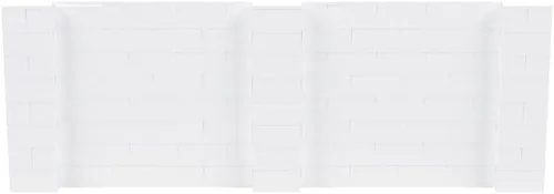 Vista 135 de EverBlock Kit de pared de 5 x 4 pies Bloques de construcción modulares Sistema de pared para edificios, pantallas y estructuras Divisor