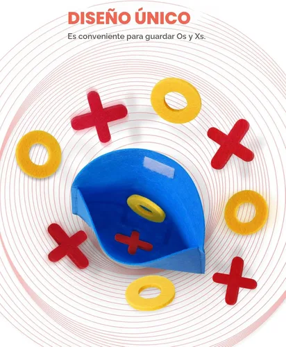 Vista 9 de JoyCat Tic Tac Toe Mini Juego de Mesa Juguete para Niños y Familia, Recuerdos de Fiesta de Cumpleaños, Bolsa de Golosinas, Divertida Actividad