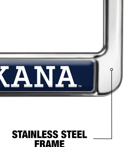 Vista 5 de Texas A&M University - Texarkana Mascot - Marco de metal estándar para placa de matrícula de tamaño completo