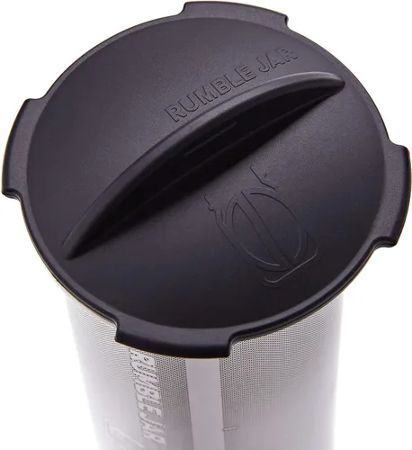Vista 6 de Rumble Jar - Cafetera fría de próxima generación para tarros Mason - El filtro de 200 micrones es ideal para granos gruesos y café más fuerte