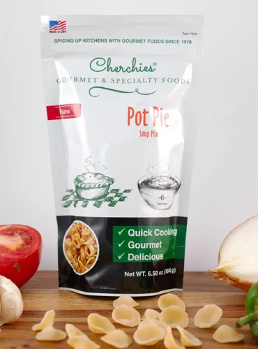 Vista 2 de Cherchies Mezcla de sopa italiana de pasta e fagioli 6.50 oz (184g)