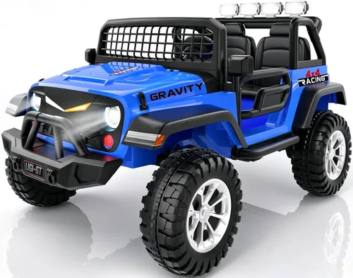 Vista 9 de JOYSTROLL Auto de paseo de 2 plazas de 24 V para niños grandes, auto para A-pink