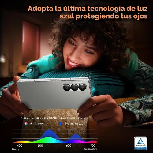 Vista 5 de TOCOL Protector de pantalla para Samsung Galaxy Z Fold 7, dureza 9H, grado militar, inastillable, HD, vidrio templado compatible con funda, 2