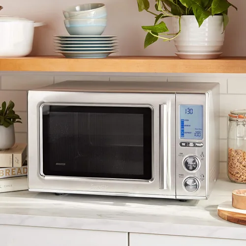 Vista 2 de Breville BMO850BSS Horno de Microondas de Encimera Smooth Wave, Acero Inoxidable Cepillado