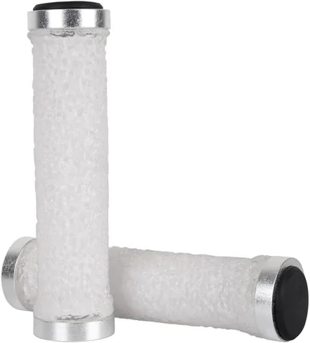 Vista 10 de Empuñaduras de manillar de bicicleta, 1 par de empuñaduras ergonómicas para manillar de bicicleta, agarre universal de doble bloqueo para manillar