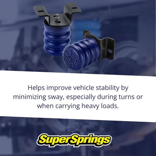 Vista 6 de SSR-611-40 SumoSprings Trasero para Toyota Tacoma, plata, 500 lbs.