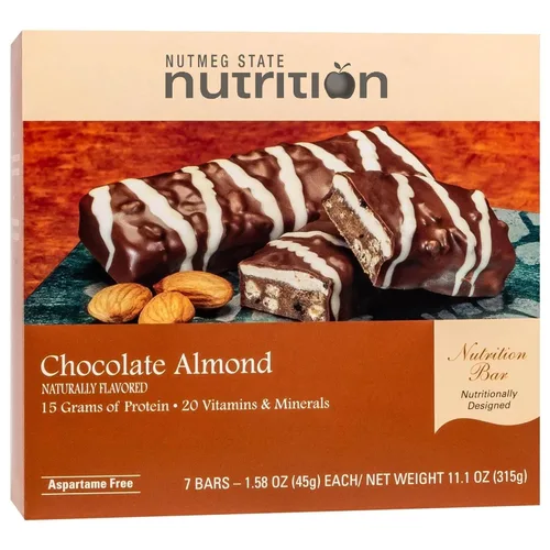 Vista 9 de Nutmeg State Nutrition Barras altas en proteínas, 7 porciones por caja (1 caja (7 porciones), chocolate negro S'mores)