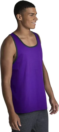 Vista 3 de Fruit of the Loom Men's Eversoft Cotton Sleeveless T Shirts, Breathable & Moisture Wicking with Odor Control, Sizes S-4X