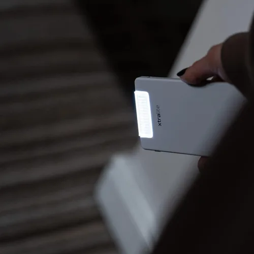 Vista 5 de Xtralite Duo Lux - Linterna LED recargable 3 en 1, luz nocturna dual con sensor de movimiento y modos de atardecer a amanecer, y luz automática