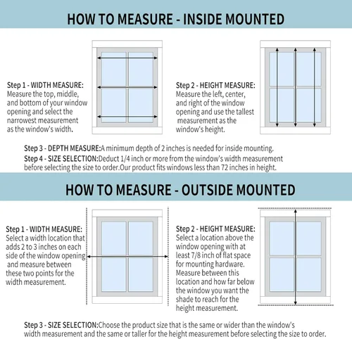 Vista 7 de Sunoff Persianas Enrollables Opacas sin Cordón para Ventanas de Bajar Persianas de Puerta Oscurecedoras de Habitación con Aislamiento Térmico