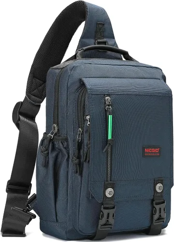 Vista 12 de Mochilas de hombro tipo bandolera NICGID, mochilas para pecho y hombro, mochilas para laptop de 12.5'' 13.3'' 14.1'' 15.6'', mochila crossbody tipo