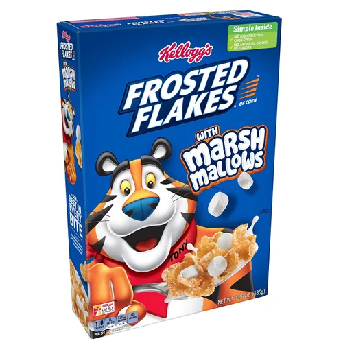 Vista 10 de Kellogg's Frosted Flakes, Cereal para el Desayuno, Original, 1 onza (paquete de 96)