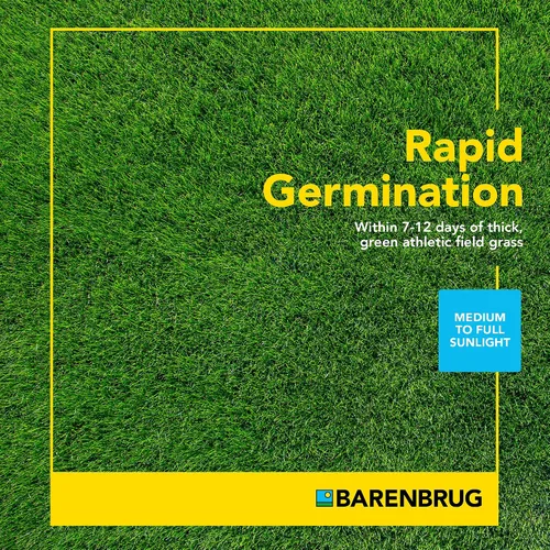 Vista 4 de Barenbrug 25620 Turf Sense Athletic Field - Semilla de césped crece en áreas de sol y sombra parcial, bolsa de 5 libras